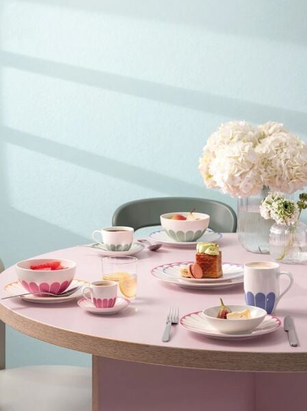 Fleur Vert Yeşil Porselen Kase 14 cm