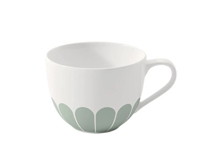 Fleur Vert Yeşil Porselen Kahve ve Çay Fincanı