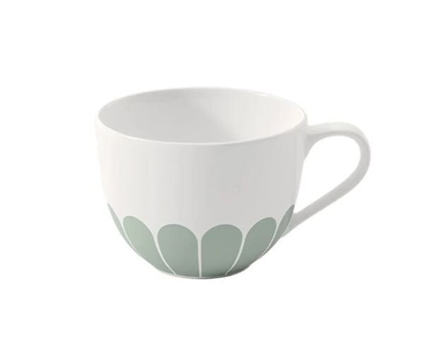 Fleur Vert Yeşil Porselen Kahve ve Çay Fincanı