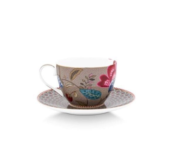 Fantasy Blooming Tales Haki İkili Çay Fincanı Seti 280 ml