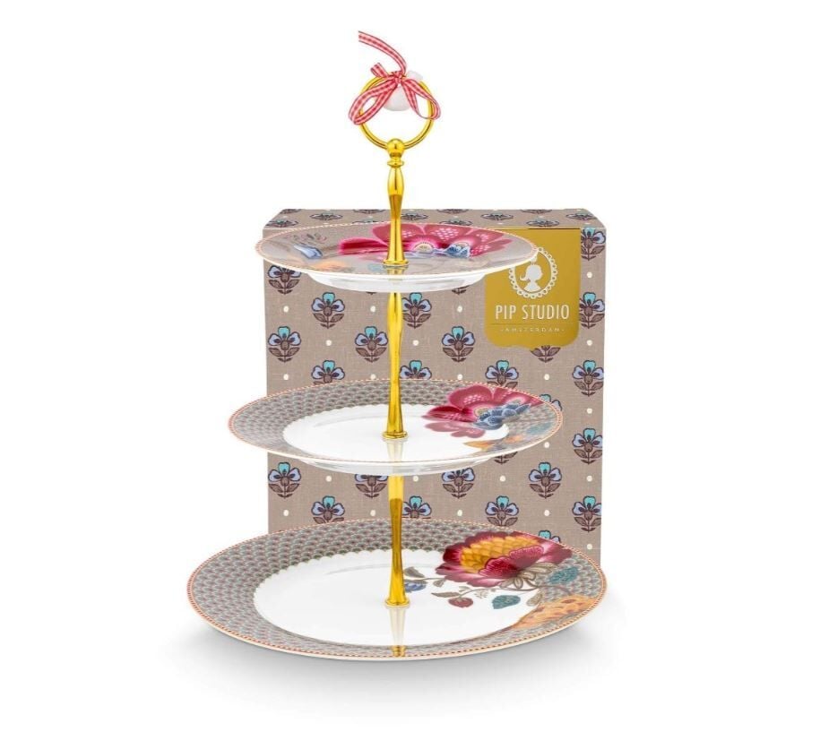 Fantasy Blooming Tales 3 Katlı Kek Standı