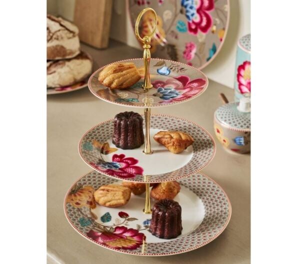 Fantasy Blooming Tales 3 Katlı Kek Standı