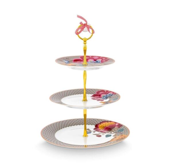 Fantasy Blooming Tales 3 Katlı Kek Standı