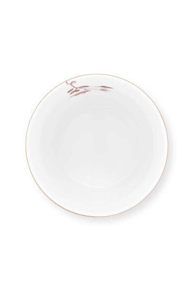 Royal Çiçekli Pembe Kulpsuz Mug 230 ml