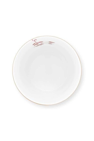 Royal Çiçekli Pembe Kulpsuz Mug 230 ml