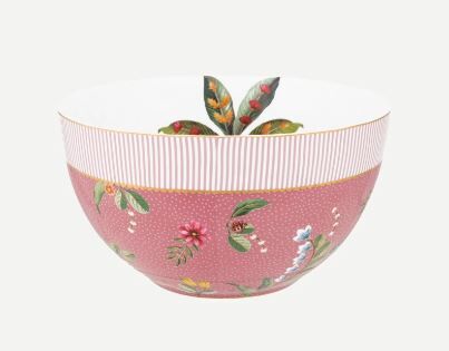 Pembe Porselen Kase 18 Cm