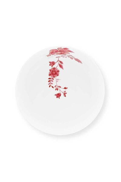 Royal Çizgili Pembe Kase 15 cm