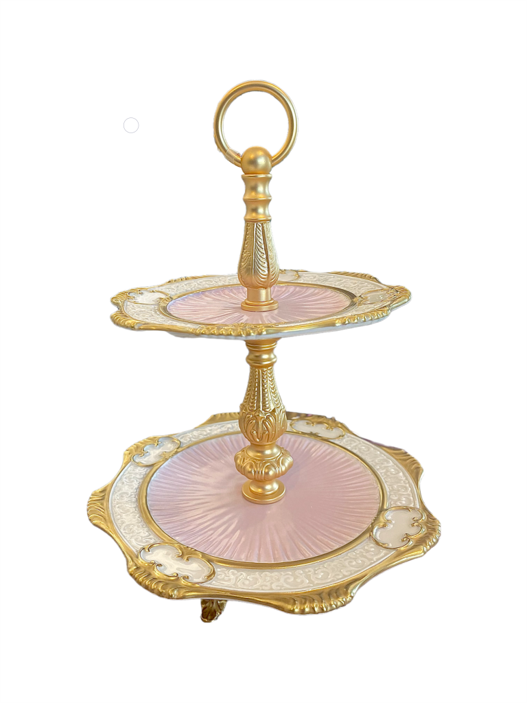 GLORIA PINK İKİ KATLI SUNUMLUK