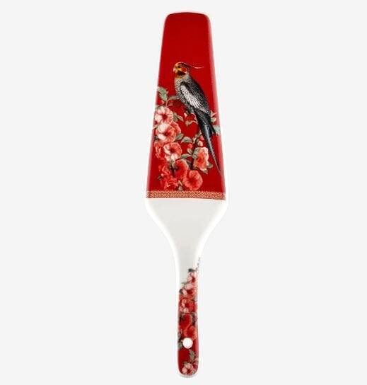 Kırmızı Porselen Spatula 26 Cm Magic Garden