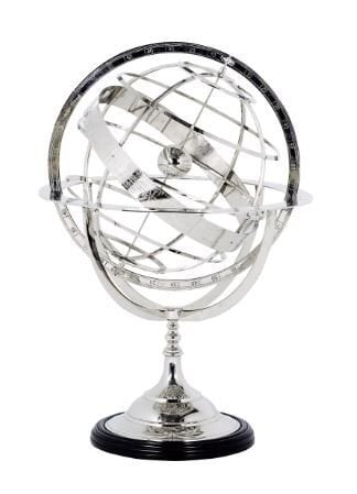 GLOBE S NICKEL FINISH S