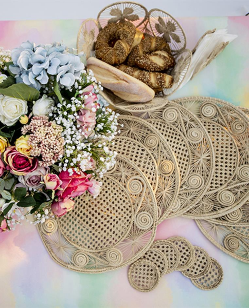 El Yapımı Supla ve Bardak Altı Seti