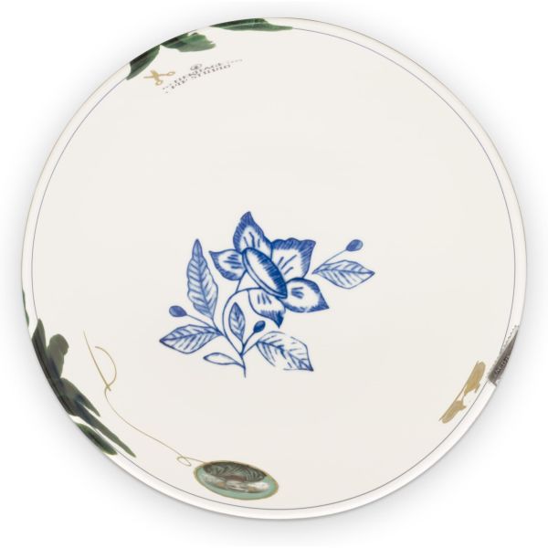 Heritage Palmiyeli Yeşil Kase 23 cm