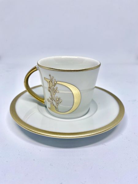 Harfli Kahve Fincanı- D