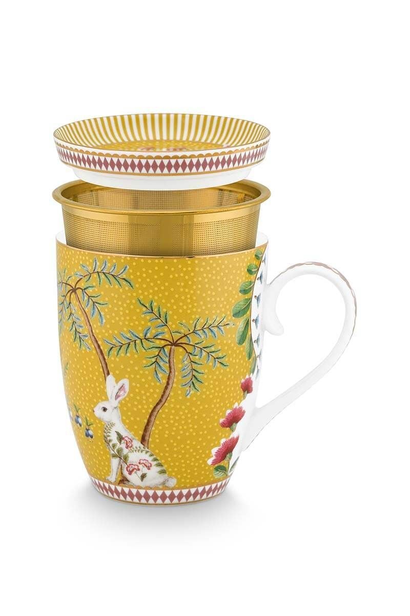 La Majorelle Sarı Tek Kişilik Çay Seti 350 ml