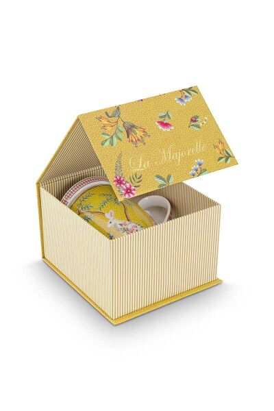 La Majorelle Sarı Tek Kişilik Çay Seti 350 ml