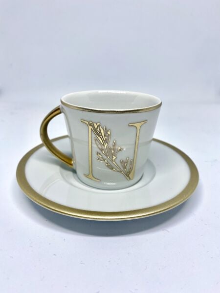 Harfli Kahve Fincanı- N