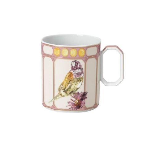 Idyllia Finch Pink Pembe Porselen Kupa 0,39 L