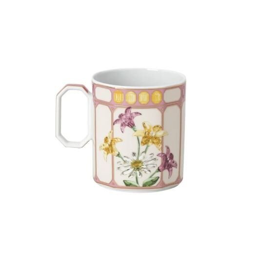 Idyllia Finch Pink Pembe Porselen Kupa 0,39 L