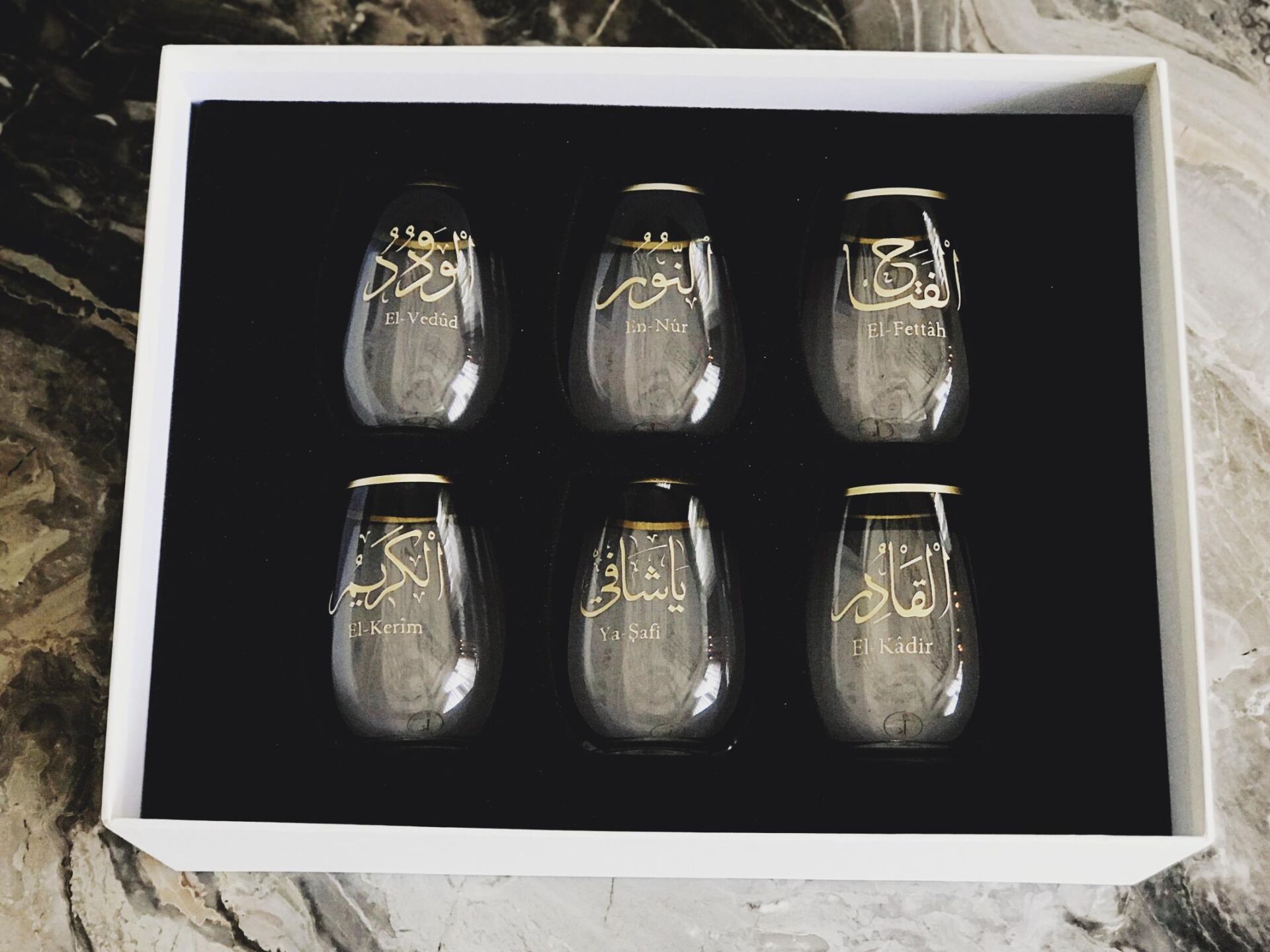 Esmaül Hüsna 6 LI BARDAK