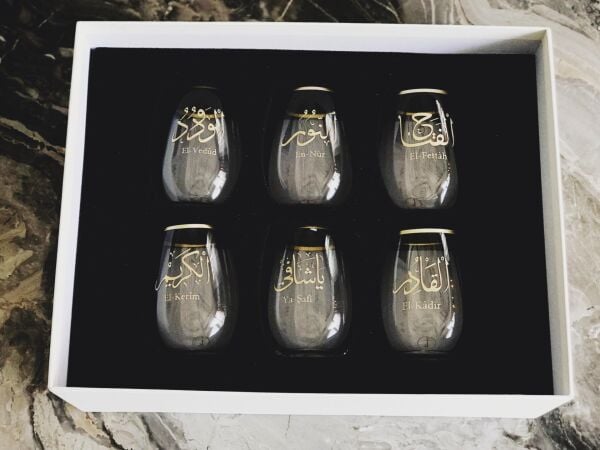 Esmaül Hüsna 6 LI BARDAK