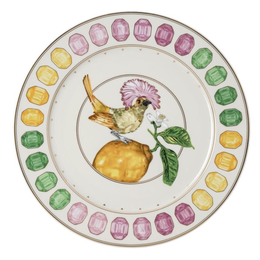Idyllia Flycatcher Porselen Servis Tabağı 33 cm