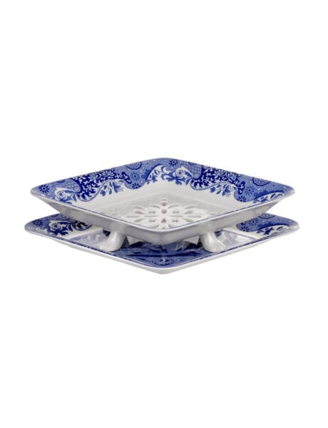 BLUE ITALIAN 2 Lİ MEYVE TABAĞI