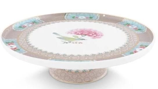 Blushing Birds Haki Mini Kek Standı 21 cm