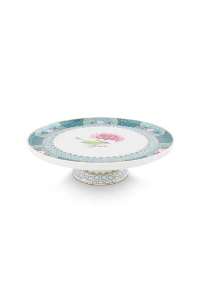 Blushing Birds Mavi Mini Kek Standı 21 cm