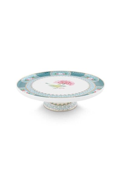Blushing Birds Mavi Mini Kek Standı 21 cm