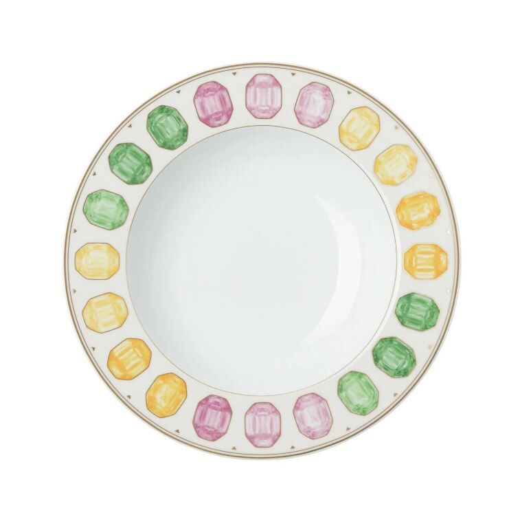 Idyllia Marshmallow Porselen Çukur Tabak 24 cm