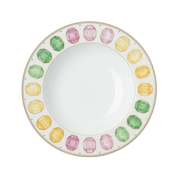 Idyllia Marshmallow Porselen Çukur Tabak 24 cm