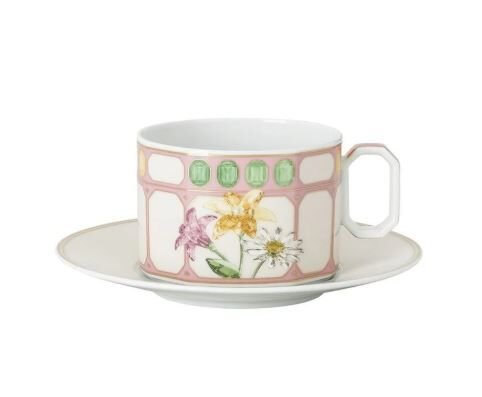 Idyllia Marshmallow Porselen Kahve/Çay Fincan ve Tabağı 0,26 L