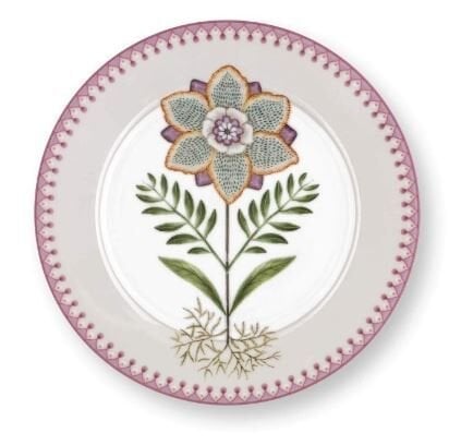 Lily & Lotus Çiçekli Tabak 21 cm