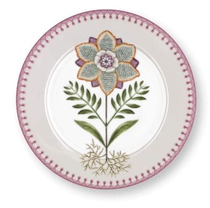 Lily & Lotus Çiçekli Tabak 21 cm