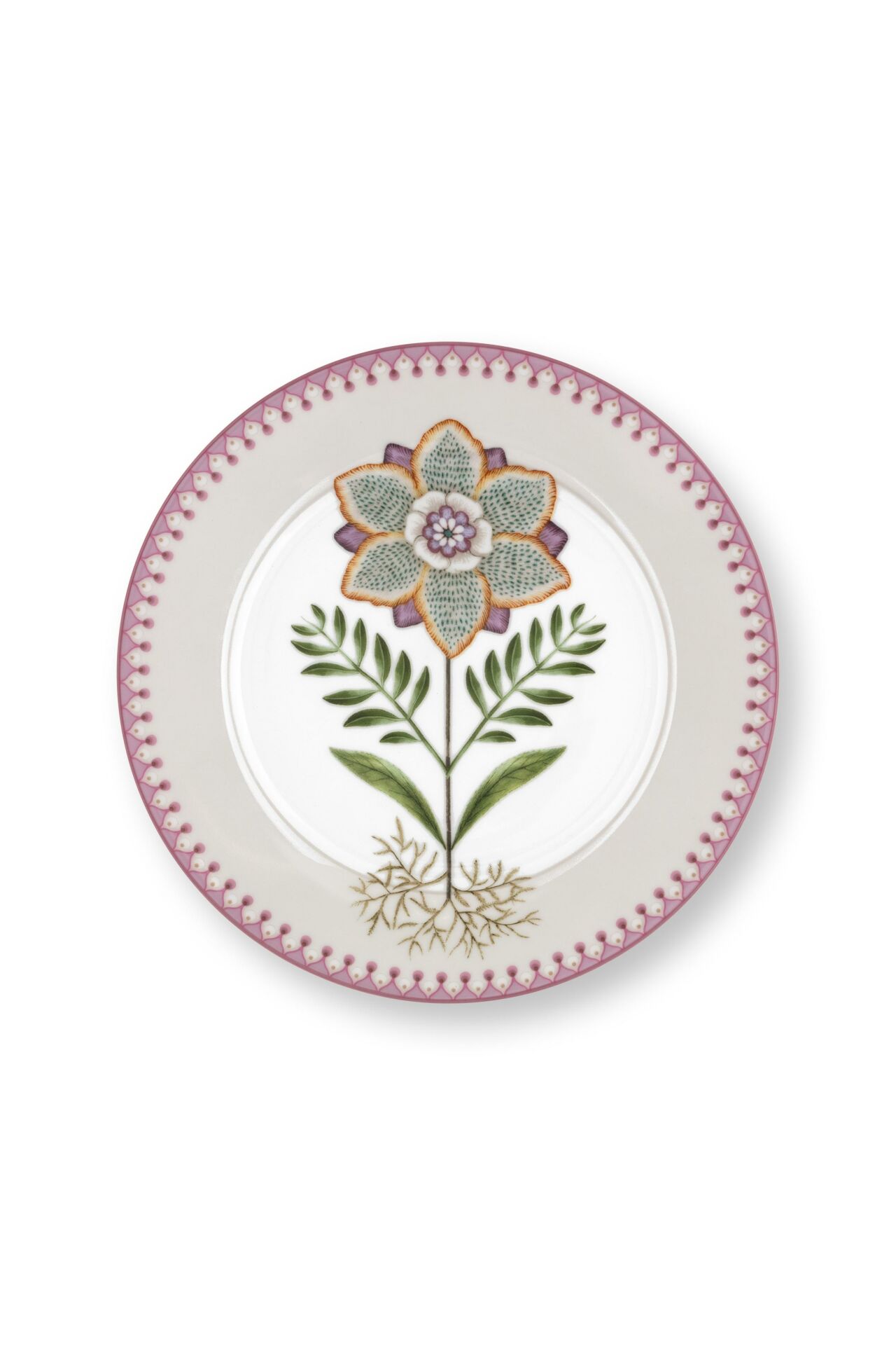 Lily & Lotus Çiçekli Tabak 21 cm