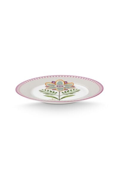 Lily & Lotus Çiçekli Tabak 21 cm