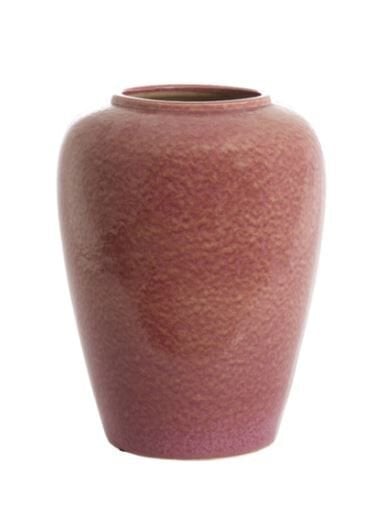 Valeria Seramik Vazo – Koyu Pembe (Ø40 x 52 cm)