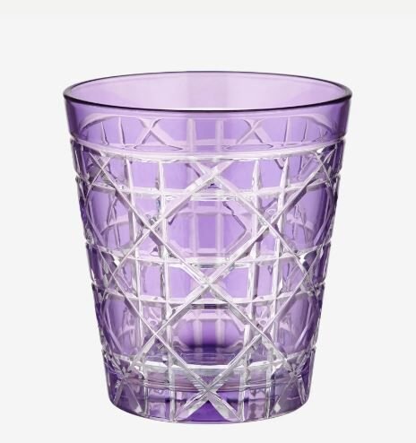 Mor Cam Su Bardağı 345 ml