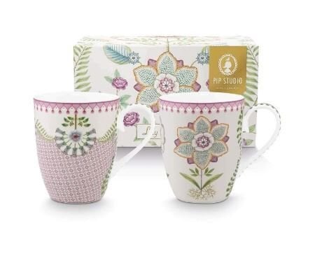 Lily & Lotus İkili  Büyük Mug Seti 350 ml.