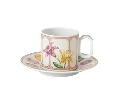 Idyllia Marshmallow Porselen Türk Kahvesi Fincan ve Tabağı 0,08 L