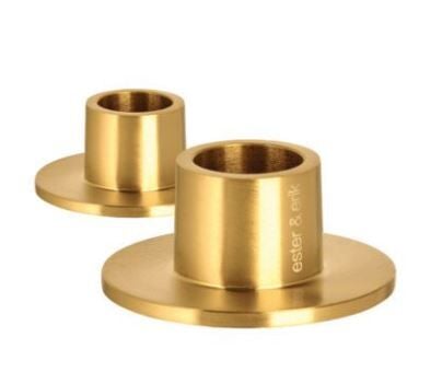 Candleholders small | Gold | Matt