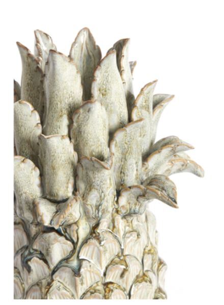 Nanasi Seramik Ananas – Zeytin Yeşili (Ø18 x 30,5 cm)