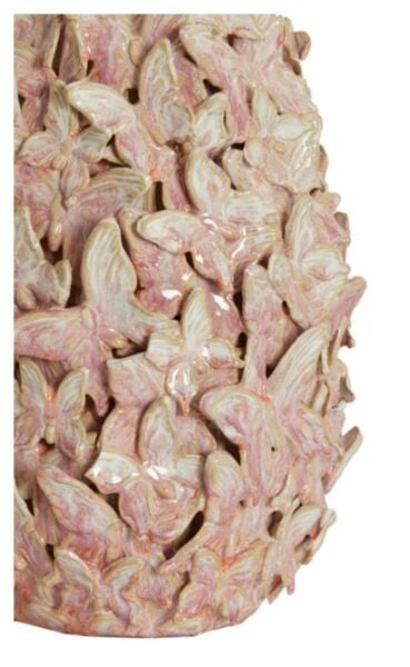Mariposa Seramik Vazo – Pembe (Ø23 x 36,5 cm)