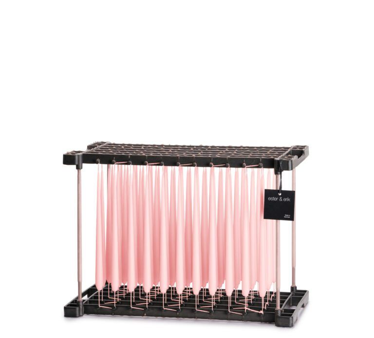 Slim candles rose quartz 24 cm