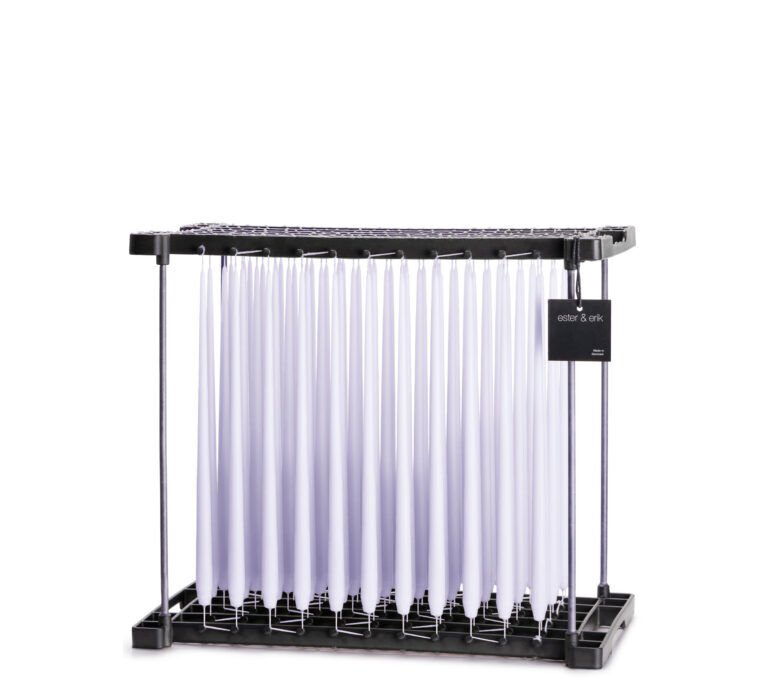 Slim candles airy violet 32 cm