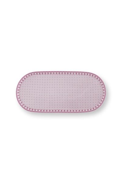 Lily & Lotus Oval Servis Tabağı 25 cm