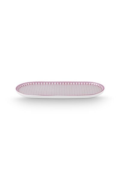 Lily & Lotus Oval Servis Tabağı 25 cm