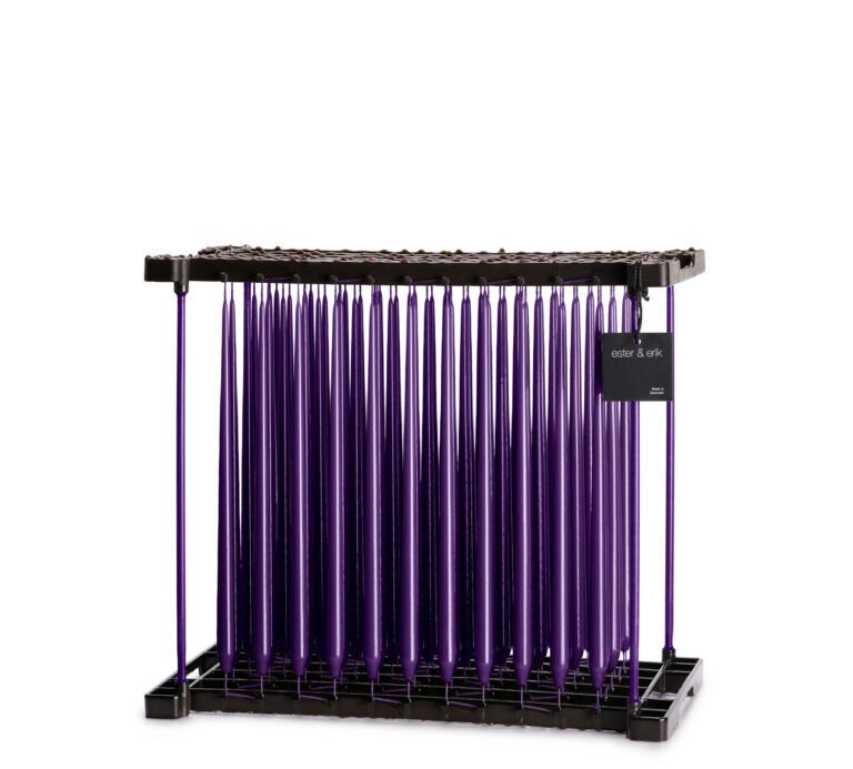 Taper candles amethyst | Lacquer 32 cm