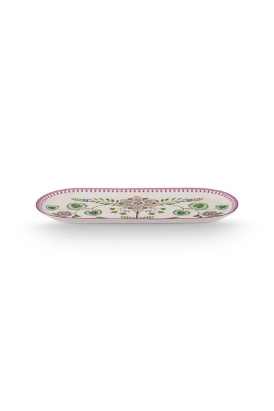 Lily & Lotus Oval Kek Servis Tabağı 33 cm