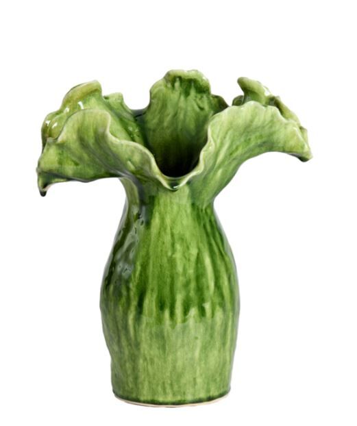 Viveiro Seramik Dekoratif Vazo Yeşil – 42 cm